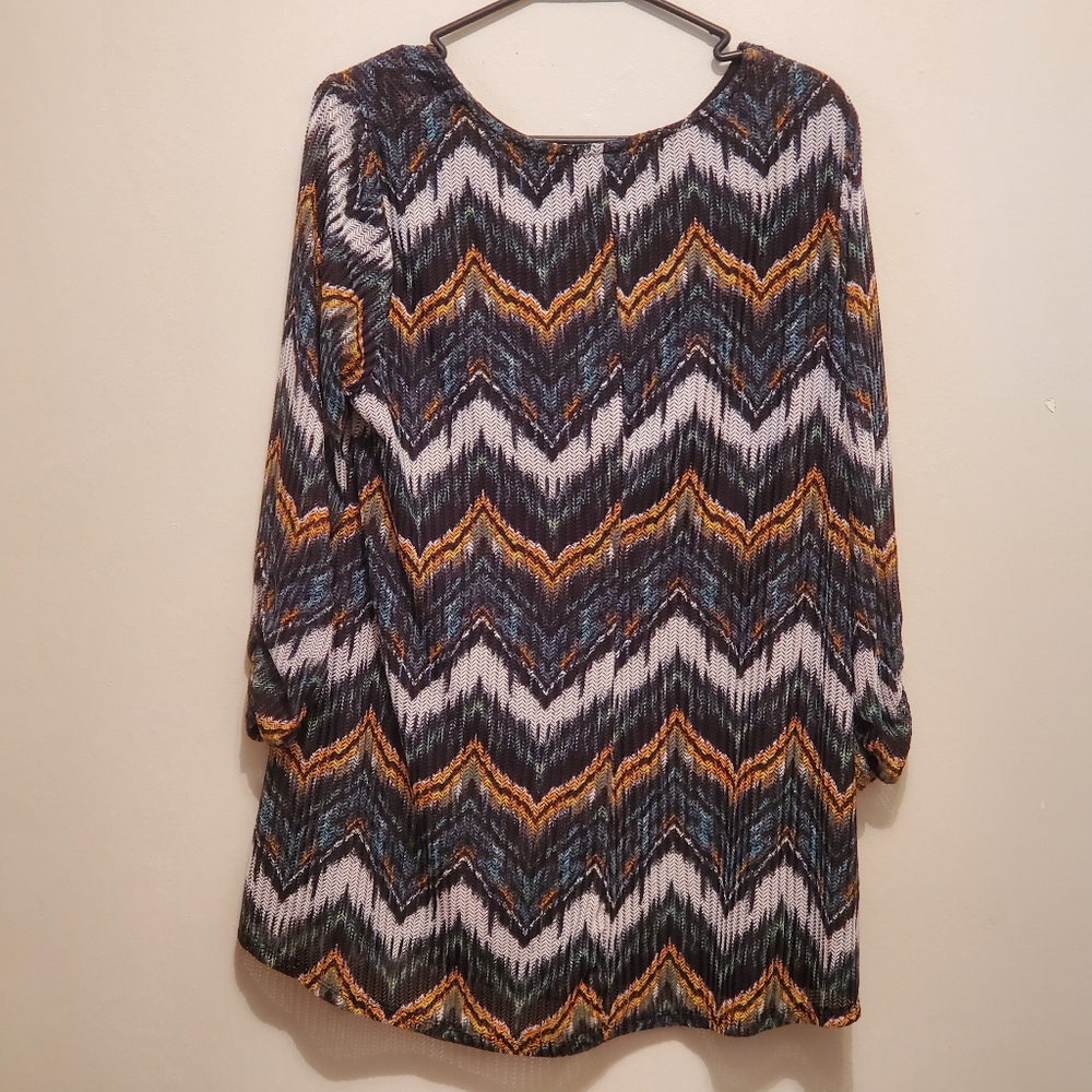 Est 1946 Womens‎ Tunic Dress Multicolor 14/16W Blouse